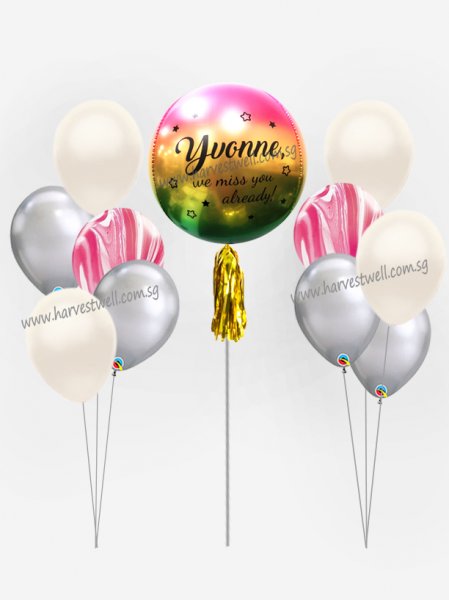 Personalize ORBZ Ombre Balloon Bundle Set Personalize ORBZ Ombre